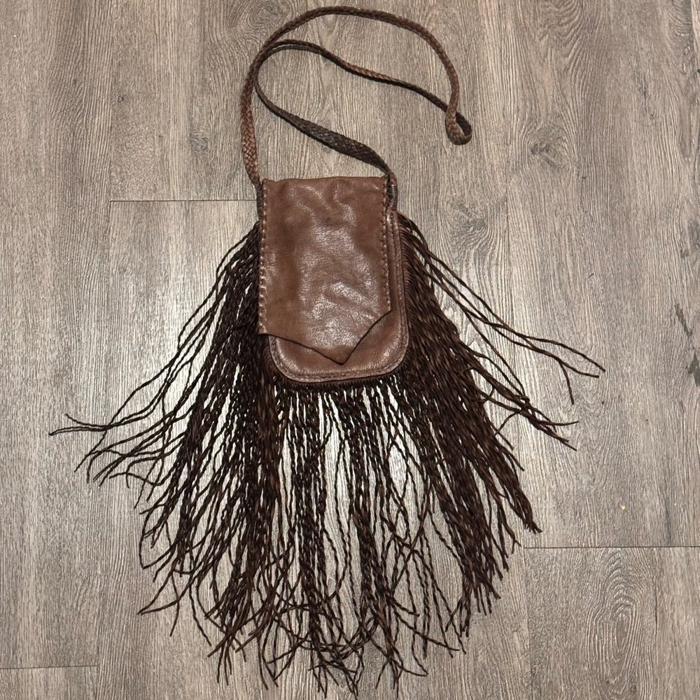 Leather Fringe Crossbody - Make An Offer